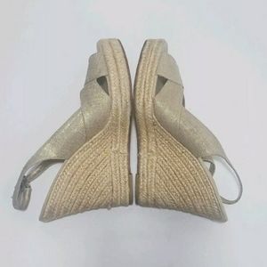 Papina Peep Toe Wedge Espadrille Slingback Sandals